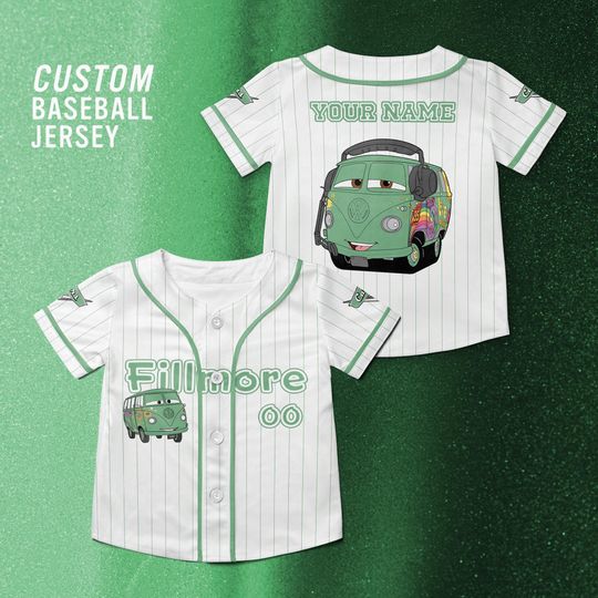 Discover Disney Fillmore  Movie Customize Baseball Jersey, Disney Movie Shirt, Fillmore Disney Trip Shirt.