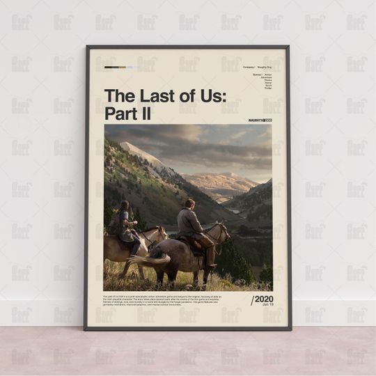 Discover The Last of Us Part II Poster, Gaming Room Poster, Game Gift, Video Games Poster