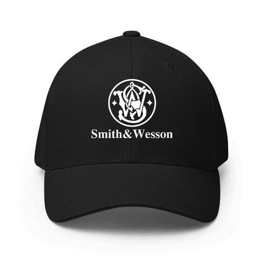 Smith & Wesson Logo Printed Baseball Cap Adjustable