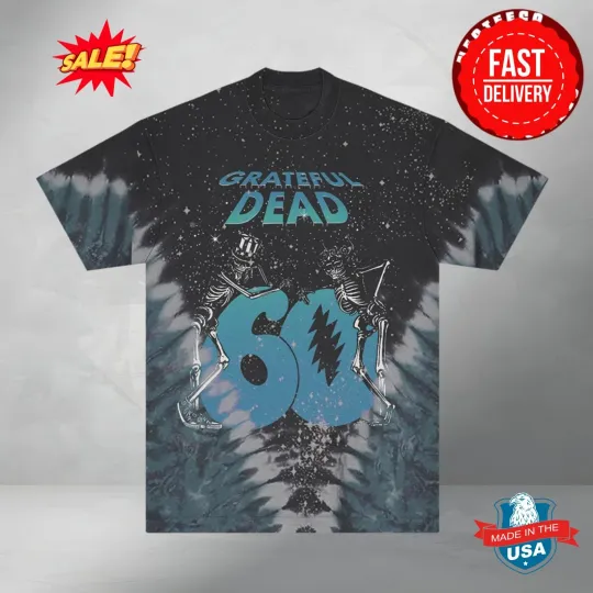 Discover Grateful Dad Skeletons 60th Sky 3D TShirt, Gift For Fan