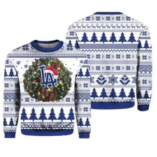 Discover Dodgers Christmas Ugly Sweater Jumper