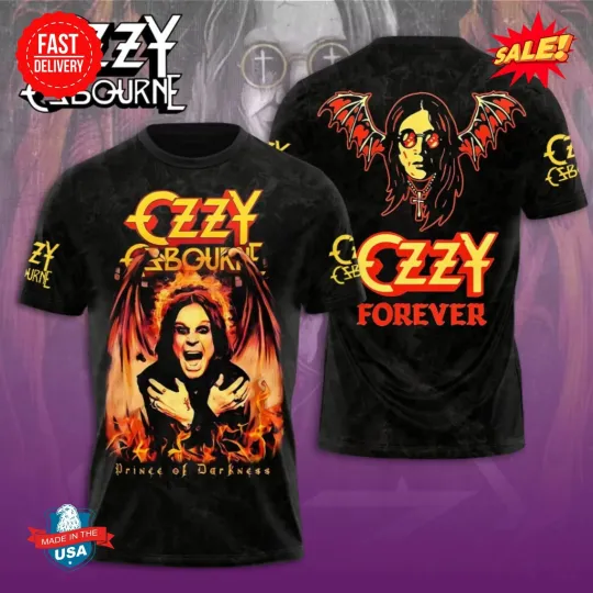 Discover Ozy Osbourne Forever 3D Shirt Special Halloween, Gift For Fan