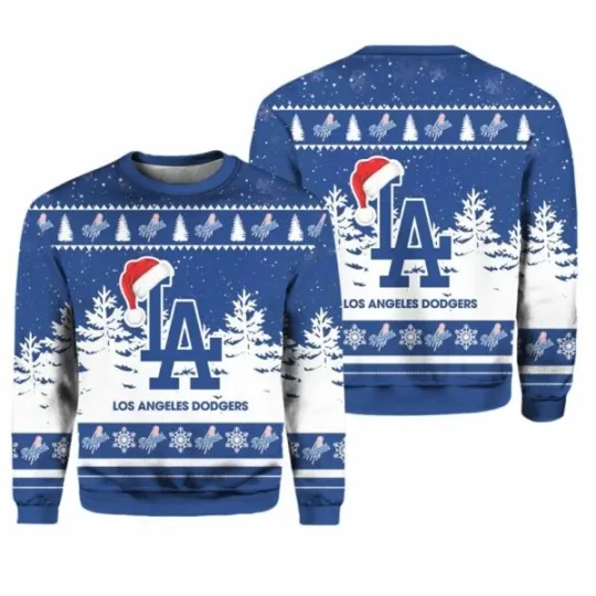 Discover Dodgers Christmas Ugly Sweater