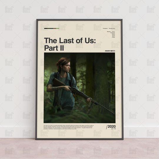 Discover The Last of Us Part II Poster, Gaming Room Poster, Game Gift, Video Games Poster