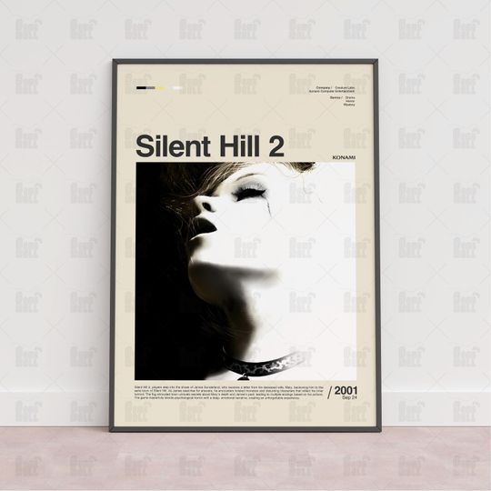 Silent Hill 2 Poster, Gaming Room Poster, Game Gift, Video Games Poster