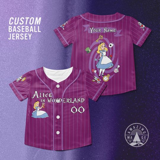 Discover Alice in Wonderland The Rabbit Hole Baseball Jersey, Disney Alice in Wonderland Shirt, Alice in Wonder Disney Trip Shirt