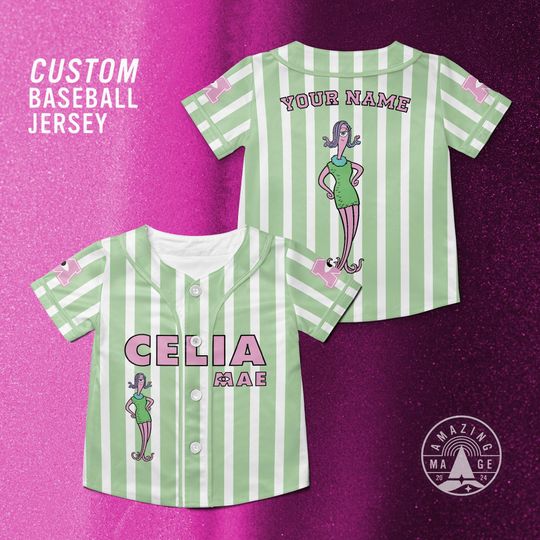Discover Disney Monsters, Inc Celia Mae Customized Baseball Jersey, Disney Pixar Monsters Inc Shirt, Celia Mae Monsters University, Disney Trip Shirt