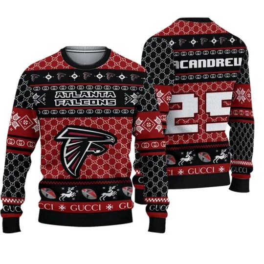 Discover personalized a f football christmas ugly sweater sweatshirt 2025