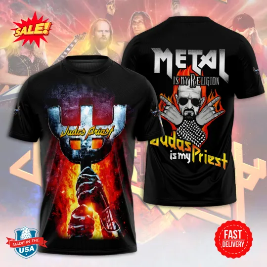 Discover Judas Priest 3D Shirt, Gift For Fan