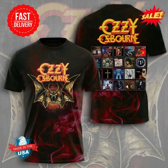 Discover 2025 Ozy Osbourne 3D Tee , Gift For Fan