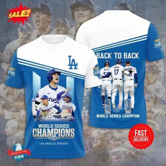 Discover Los Angeles Dodger World Series 2025 3D Tee Cm2, Gift For Fan