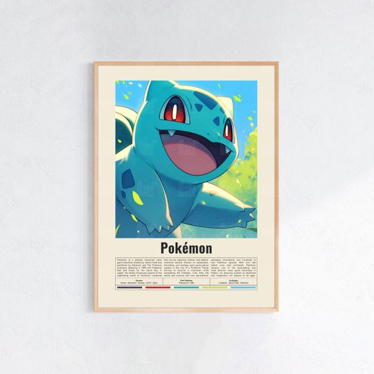 Discover PKM Poster, Gaming Room Poster, Gaming Wall Poster, Gaming Print Poster, Game Gift,Video Games Poster,Gaming Art Wall Decor, Gaming Art