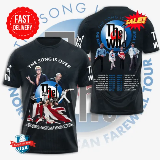 The Who The Song Is Over 3D Tee, Gift For Fan