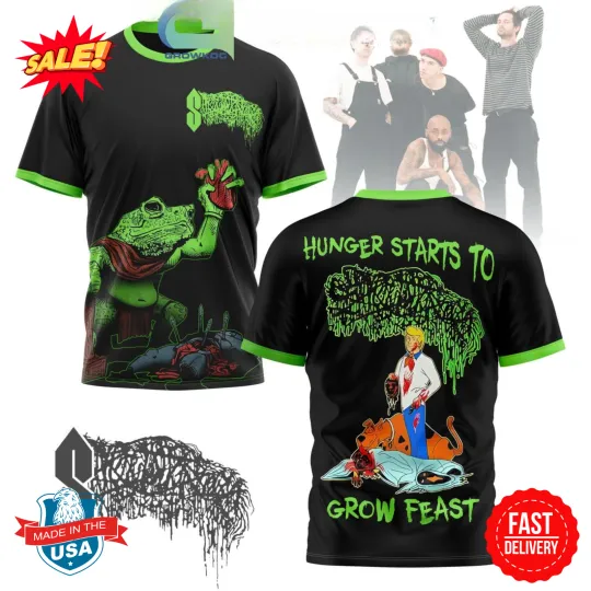 Scooby Doo Hunger Starts To Grow Feast Fan 3D T-Shirt, Gift For Fan