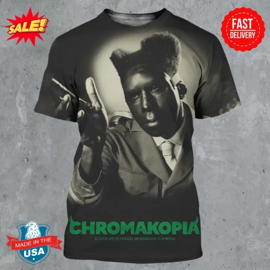 Chromakopia New Album By Tyler Okonma Tyler The Creator Official Poster 3D Shirt, Gift For Fan