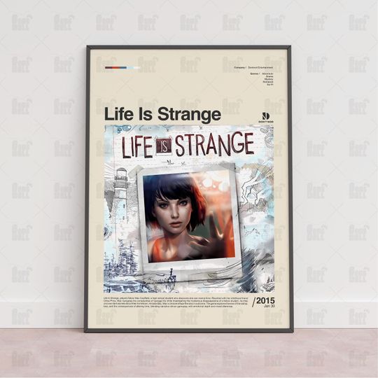 Discover Life Is Strange Poster, Gaming Room Poster, Gaming Wall Poster, Gaming Print Poster,Game Gift,Video Games Poster,Gaming