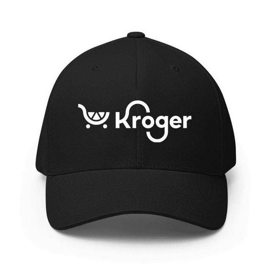 Discover Hat Baseball Kroger Store Logo Printed  Cap Adjustable