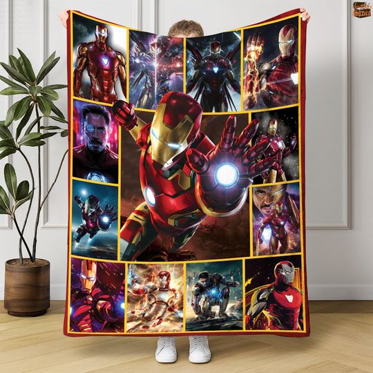 Iron Man Fleece Blanket, Avengers Infinity War Avengers Endgame Blanket