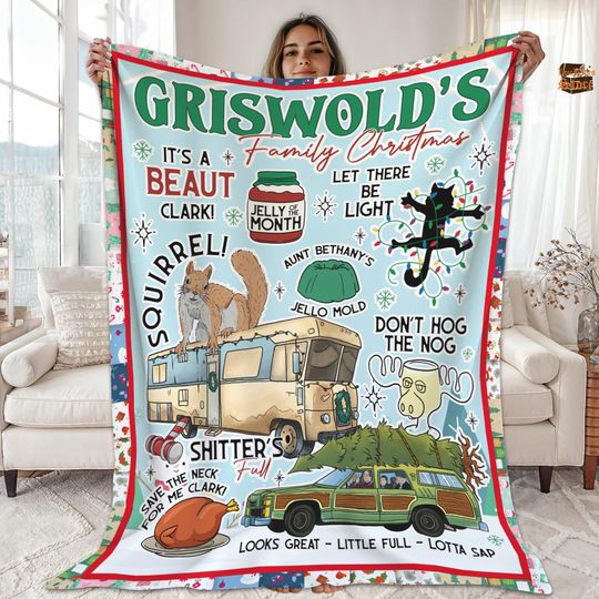 Discover Griswold's Family Christmas Blanket, National Lampoon's Christmas Vacation