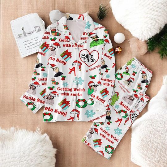 Discover Inspired Weird Christmas Pajamas Set, Unisex Trendy Sleepwear, Cozy Alternative Holiday Gift 2025