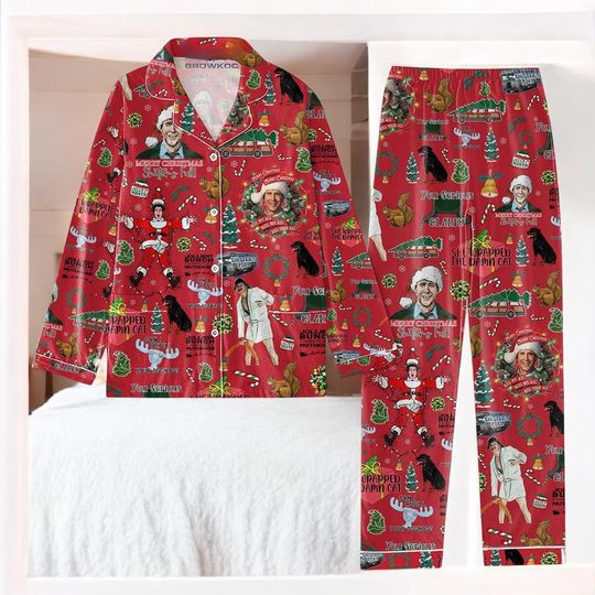 Discover Funny Christmas Family Pajamas Set  Holiday Humor Cozy Sleepwear Gift