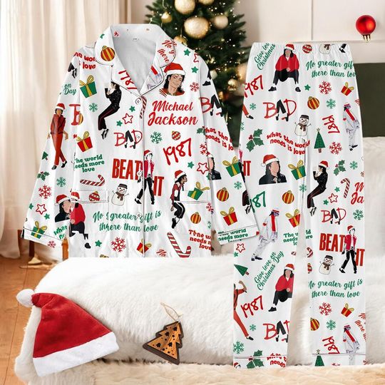 Discover Pop Legend Inspired What The World Needs Is Love Pajamas Set  Music Lover Sleepwear 2025