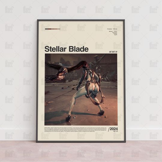 Discover Stellar Blade Poster, Gaming Room Poster, Game Gift, Video Games Poster
