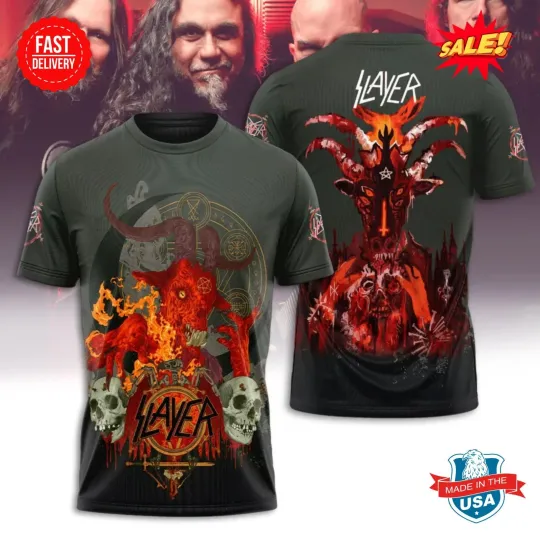 Discover Limited Edition!!! Slayerr 2025 3D Tee, Gift For Fan