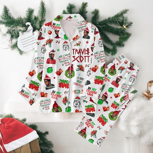 Discover In My Chill Era Merry Christmas Pajamas Set, Girls Night Sleepover Outfit, Cute Matching Pajamas for Best Friends or Bachelorette Party
