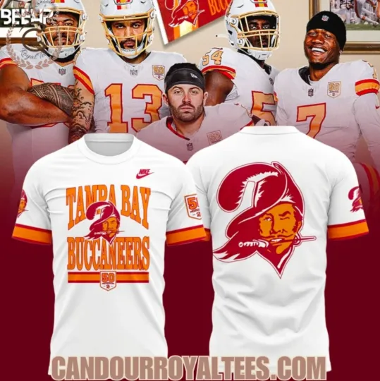 Tampa Bay Buccaneers 50th Season Game 3D T-Shirt