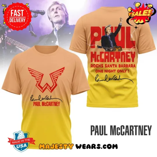 P mccartney Special 3D Tee, Gift For Fan