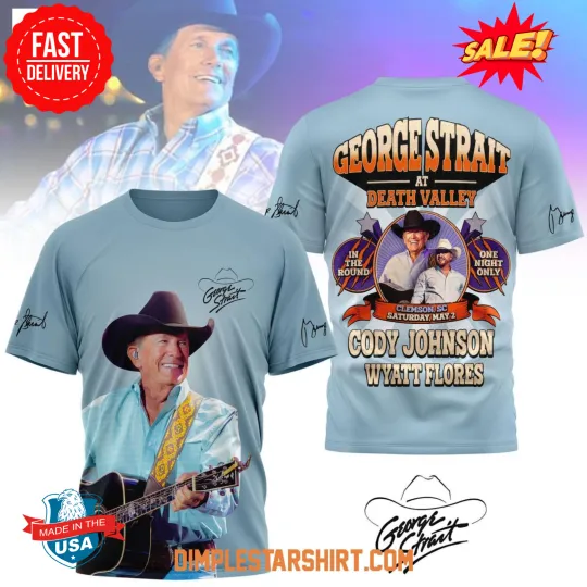 Discover George Straitt At Dead Valley 3D Shirt, Gift For Fan