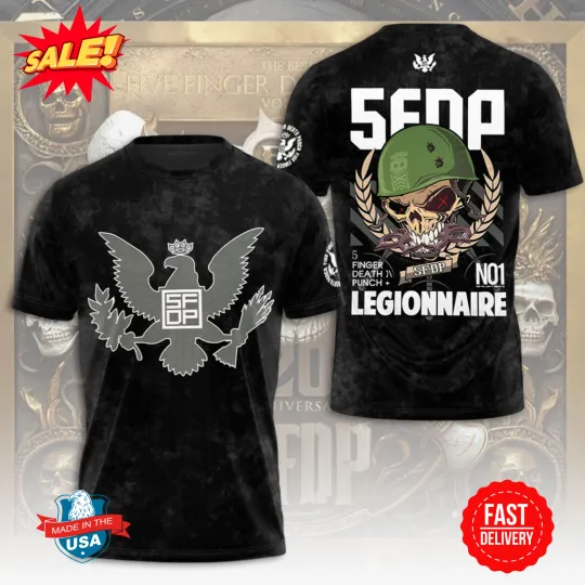Discover Limited Five Finger Death Punch 3D Tee, Gift For Fan
