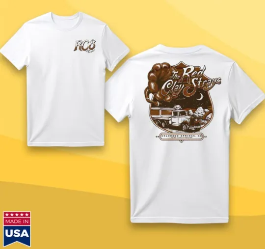 Discover Red Clay Strays Sept 12 2025 Colorado Springs Co Tour T-Shirt