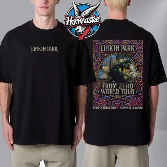 Linkin Park Buenos Aires Event T-Shirt Unisex Double Sided Oct 31 2025