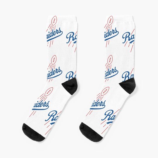 Los Raiders Football Socks