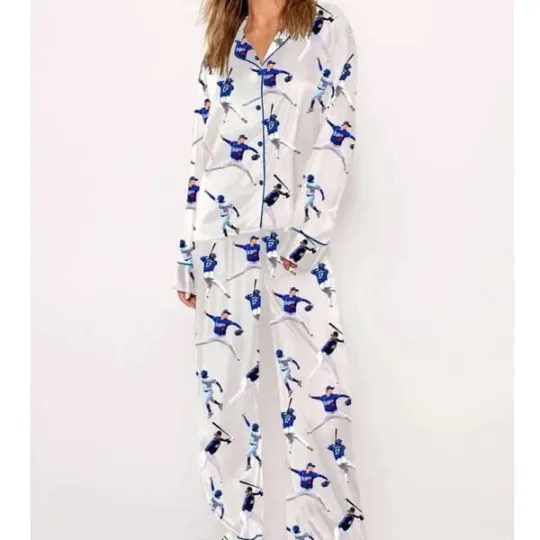 Women's Dodgers Baseball Champion Pajama Set