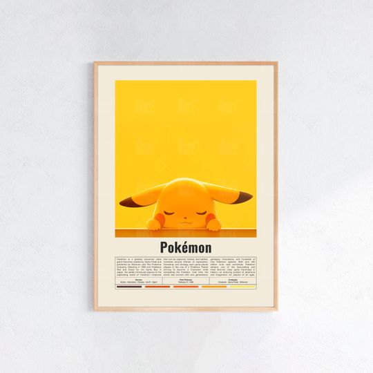Discover PKM Poster, Gaming Room Poster, Game Gift, Video Games Poster