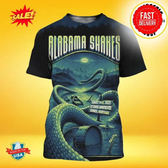 Discover Albm Shakes Event Poster In Bonner Montana On August 19th 2025 3D Shirt, Gift For Fan