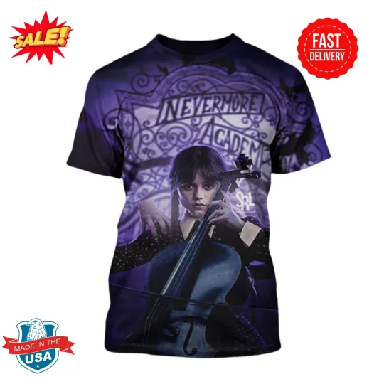 Wednesday Season 2 On This Summer 2025 3D Tee, Gift For Fan