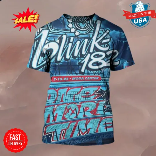 B182 At Portland Oregon Moda Center 2024 One More Time Tour On July 13th 3D, Gift For Fan