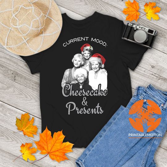 Discover Stay Golden Cheesecake Vintage T-Shirt, Christmas The Golden Girl Funny Gift Tee