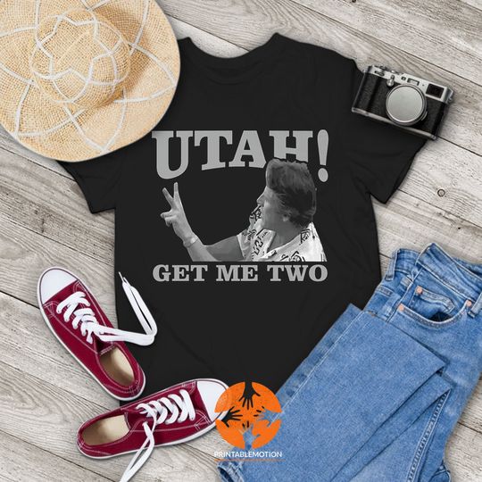 Discover Utah Get Me Two Vintage T-Shirt, Point Break Movie Shirt, FBI Agent Tee, 90s Movie Gift for Family