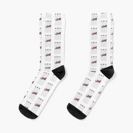 Discover CoThe Angels Stripes Graphic  Socks