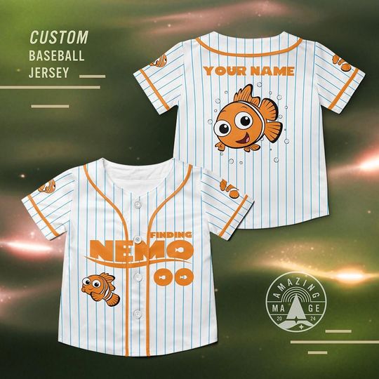 Discover Nemo Fish Baseball Jersey, Disney Pixar Finding Nemo Shirt, Finding Nemo Disney Trip Shirt