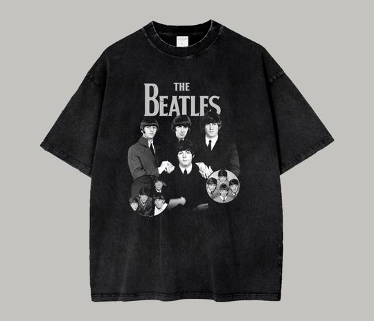 Discover The Beatles Vintage T-Shirt Unisex 90s Rock Band Shirt Gift for Man and Woman
