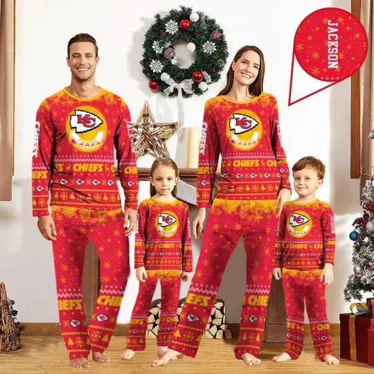 Personalized Kansas Snowflake Spirit Pajamas