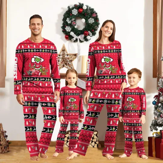 Discover Personalized Kansas Grin Cheer Pajamas