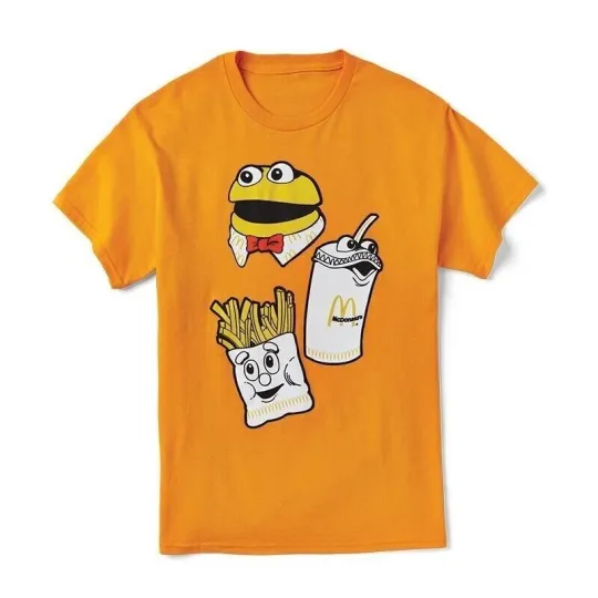 Discover McDonald's Limited Edition Food Buddies T-Shirt - 3XL - 3X Large Tee - NEW