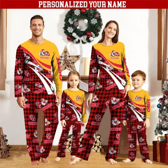 Discover Kansas Plaid Pride Personalized Pajamas